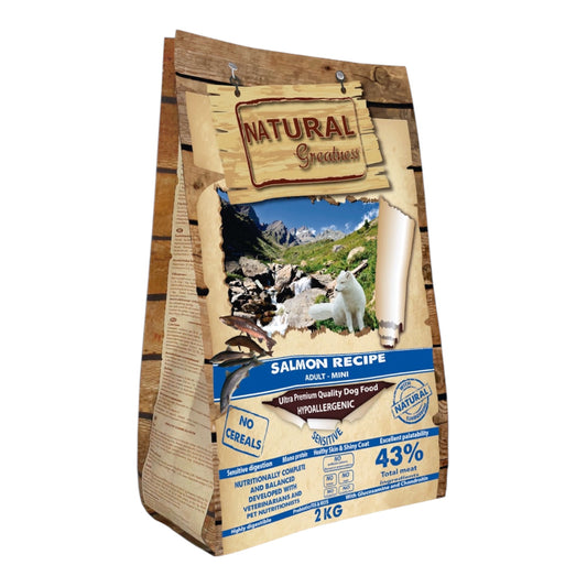 Natural greatness Perro Salmón Mini Adultos