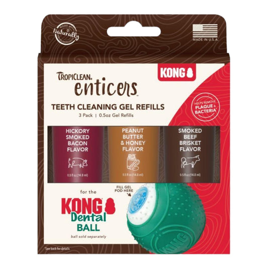 Kong kit gel limpiador dental 3uni