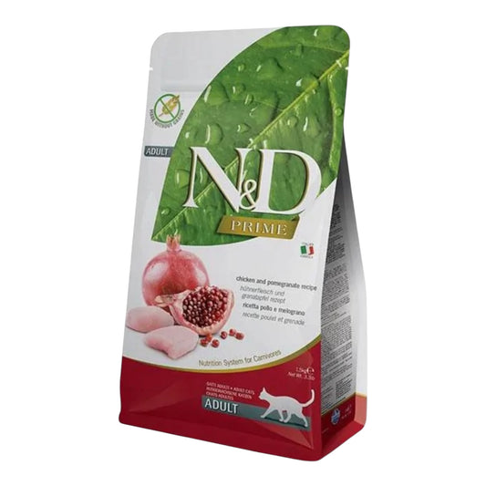Farmina N&D Prime Pollo y Granada para Gatos Adultos — Sin Cereales