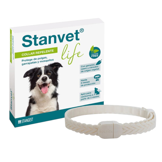 Stanvet Life Collar Repelente Antiparasitario para Perros