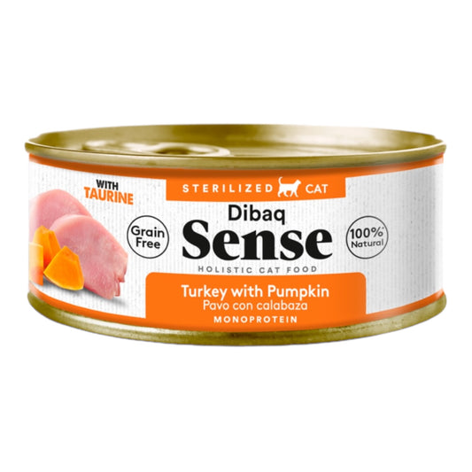 Dibaq sense Cat pavo bacaladilla y calabaza