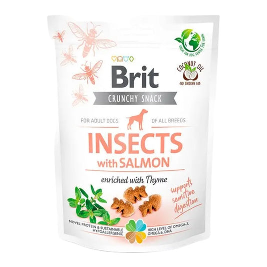 Brit Crunchy snacks insecto y salmón