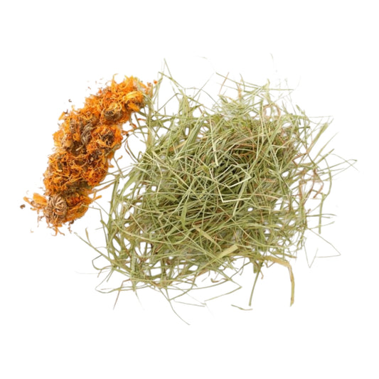 Herre Heno de Festuca y Calendula