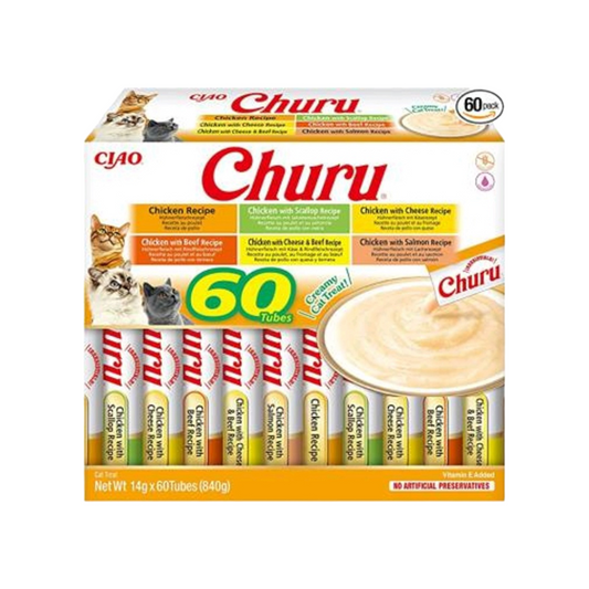 Churu crema variedades box 60unid