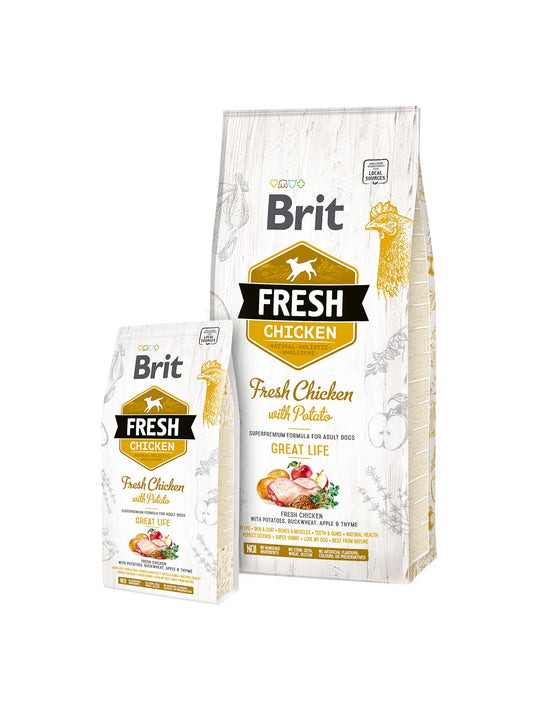 Brit Fresh adult pollo/patata GREAT LIFE