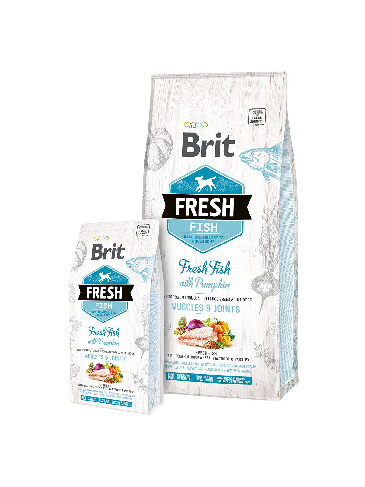 Brit Fresh adult pescado/calabaza MUSCLES&JOINTS