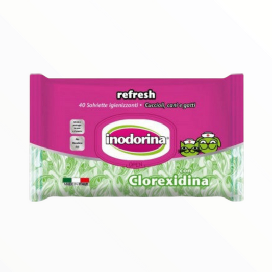 Toallitas Inodorina Refresh Clorexidina