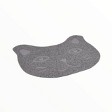 Esterilla silicona para areneros gato pancho gris