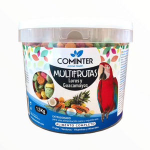 Cominter Multifrutas loros y guacamayos